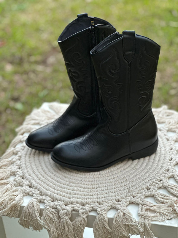 Botas Texanas com Bordado Elegante